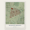 McKinley Heights, Missouri map print, the full design