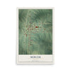 Map of Mercer, Missouri, 12 x 18 inch unframed archival matte print