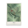 Map of Meta, Missouri, 12 x 18 inch unframed archival matte print