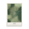 Map of Metz, Missouri, 12 x 18 inch unframed archival matte print