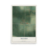 Map of Milford, Missouri, 12 x 18 inch unframed archival matte print
