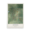 Map of Montrose, Missouri, 12 x 18 inch unframed archival matte print