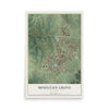 Map of Mountain Grove, Missouri, 12 x 18 inch unframed archival matte print