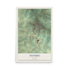 Map of Neosho, Missouri, 12 x 18 inch unframed archival matte print