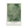 Map of New Hampton, Missouri, 12 x 18 inch unframed archival matte print