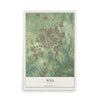 Map of Nixa, Missouri, 12 x 18 inch unframed archival matte print