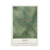 Map of Olean, Missouri, 12 x 18 inch unframed archival matte print