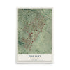 Map of Pine Lawn, Missouri, 12 x 18 inch unframed archival matte print