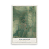 Map of Pocahontas, Missouri, 12 x 18 inch unframed archival matte print