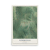 Map of Powersville, Missouri, 12 x 18 inch unframed archival matte print
