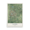 Map of Raymore, Missouri, 12 x 18 inch unframed archival matte print