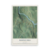 Map of Redings Mill, Missouri, 12 x 18 inch unframed archival matte print