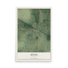 Map of Reeds, Missouri, 12 x 18 inch unframed archival matte print