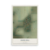 Map of Rush Hill, Missouri, 12 x 18 inch unframed archival matte print