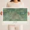 Map of Salem, Missouri, 12 x 18 inch unframed archival matte print