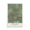 Map of Shrewsbury, Missouri, 12 x 18 inch unframed archival matte print