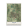 Map of Sikeston, Missouri, 12 x 18 inch unframed archival matte print