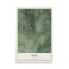 Map of Silex, Missouri, 12 x 18 inch unframed archival matte print
