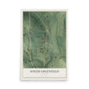 Map of South Greenfield, Missouri, 12 x 18 inch unframed archival matte print