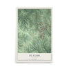 Map of St. Clair, Missouri, 12 x 18 inch unframed archival matte print