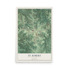 Map of St. Robert, Missouri, 12 x 18 inch unframed archival matte print