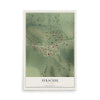 Map of Syracuse, Missouri, 12 x 18 inch unframed archival matte print