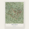 The Ville, Missouri map print, the full design