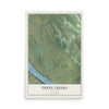 Map of Three Creeks, Missouri, 12 x 18 inch unframed archival matte print