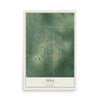Map of Tina, Missouri, 12 x 18 inch unframed archival matte print