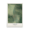 Map of Turney, Missouri, 12 x 18 inch unframed archival matte print