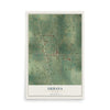 Map of Urbana, Missouri, 12 x 18 inch unframed archival matte print