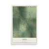 Map of Vista, Missouri, 12 x 18 inch unframed archival matte print