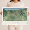 Map of Waverly, Missouri, 12 x 18 inch unframed archival matte print