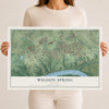Map of Weldon Spring, Missouri, 12 x 18 inch unframed archival matte print