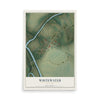 Map of Whitewater, Missouri, 12 x 18 inch unframed archival matte print
