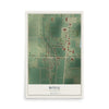 Map of Boyle, Mississippi, 12 x 18 inch unframed archival matte print