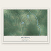 De Soto, Mississippi map print, the full design