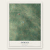 Dorsey, Mississippi map print, the full design