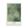 Map of Golden, Mississippi, 12 x 18 inch unframed archival matte print