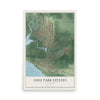 Map of Gulf Park Estates, Mississippi, 12 x 18 inch unframed archival matte print
