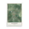 Map of Hazlehurst, Mississippi, 12 x 18 inch unframed archival matte print