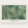 Kearney Park, Mississippi map print, the full design