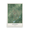 Map of Kosciusko, Mississippi, 12 x 18 inch unframed archival matte print