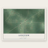 Longview, Mississippi map print, the full design