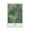 Map of Louin, Mississippi, 12 x 18 inch unframed archival matte print