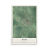 Map of Magee, Mississippi, 12 x 18 inch unframed archival matte print