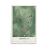 Map of Magnolia, Mississippi, 12 x 18 inch unframed archival matte print