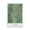 Map of McComb, Mississippi, 12 x 18 inch unframed archival matte print