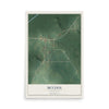 Map of McCool, Mississippi, 12 x 18 inch unframed archival matte print