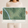 Map of Paden, Mississippi, 12 x 18 inch unframed archival matte print